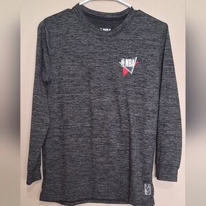 NBA Kids Long Sleeve Gray Shirt